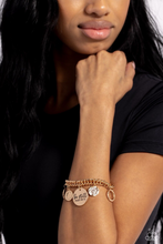 Load image into Gallery viewer, GLITTER and Grace - Gold Charm Bracelet
