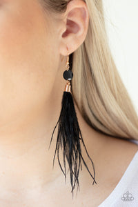 Feathered Flamboyance - Black